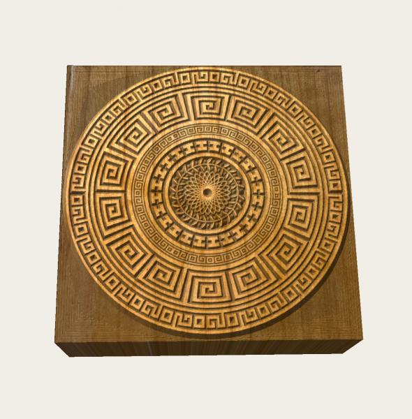 Mandalastempel aus Hartholz Mandalastempel aus Hartholz